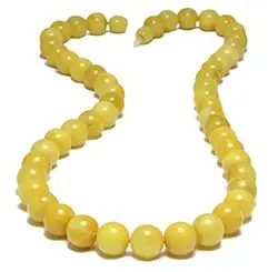 Baltic Amber Round Beads Necklaces